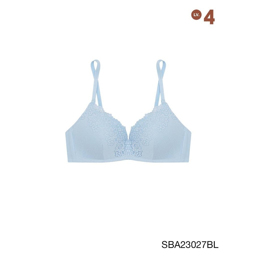 Sabina Doomm Doomm Level 4 เสื้อชั้นใน ไร้โครง รหัส SBA23027BL - สีฟ้า
