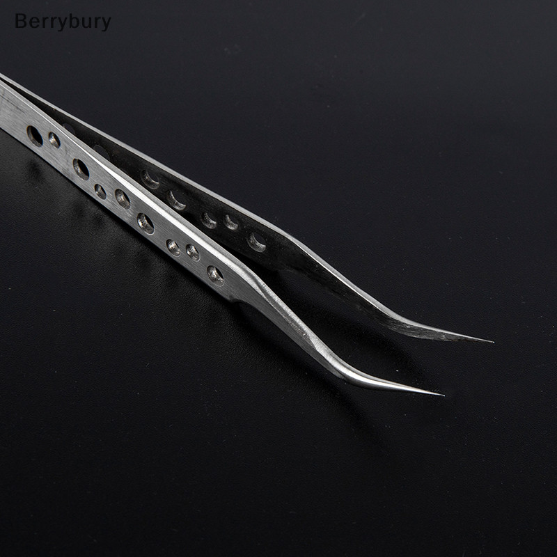 Berrybury ESD แหนบอุตสาหกรรม Anti-static Anti-Magnetic แหนบสแตนเลสใหม ่