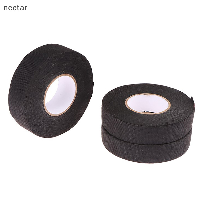 Tar 15M กาวทนความร้อนผ้าเทปสําหรับรถยนต์ Auto สายรัดสายไฟ Loom ป้องกัน Mute กําจัดเสียงผิดปกติ N