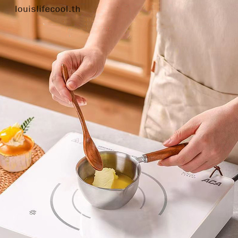 Louislifecool หม้อ Saucepan กระทะนมซอสทําอาหารซุปหม้อน้ํามันอุ่นสต็อก Ladle Induction Butter Melg กาแฟก๋วยเตี๋ยวหม้อขนาดเล็กต้มใหม่