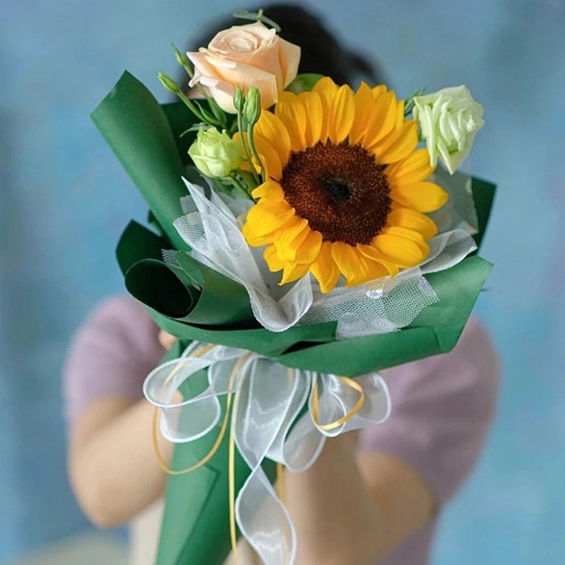 [ ที่โดดเด่น ] ริบบิ้นผ้าซาตินแฟนตาซี - วัสดุบรรจุภัณฑ์ช่อดอกไม้ - ริบบิ้นเส้นด้ายหางปลา - เส้นด้ายตาข่ายสีทึบ - เครื่องประดับโบว์เค้ก - สําหรับตกแต่งงานแต่งงาน