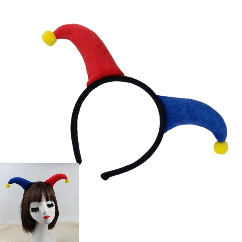Nana Girl Jester Fun Hairbands Jester Clown Horn สําหรับ Photo Studio Photo Props
