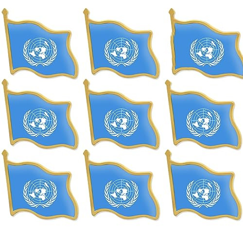 United Nations Flag Lapel Pins Bulk - โลหะ UN International เข็มกลัด Badge ของที่ระลึกสําหรับผู้ชายผู้หญิงเสื้อผ้ากระเป๋าหมวก