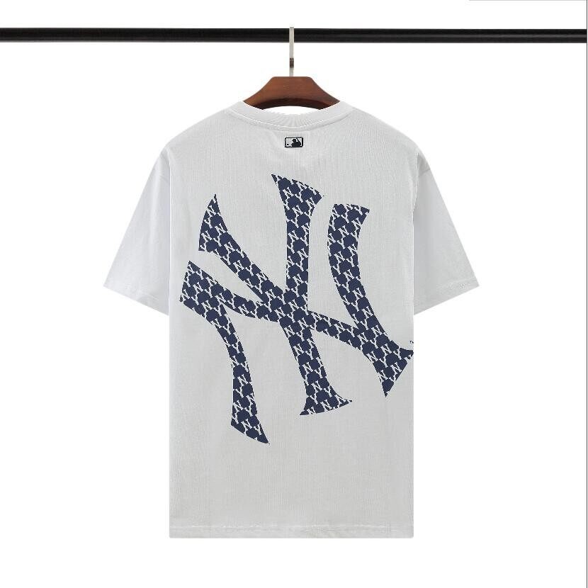 [พร้อมส่ง]cnx MLB เสื้อยืดคอก ลมแขนสั้นพิมพ์ลายแฟชั่นสําหรับผู้ชายและผู้หญิง