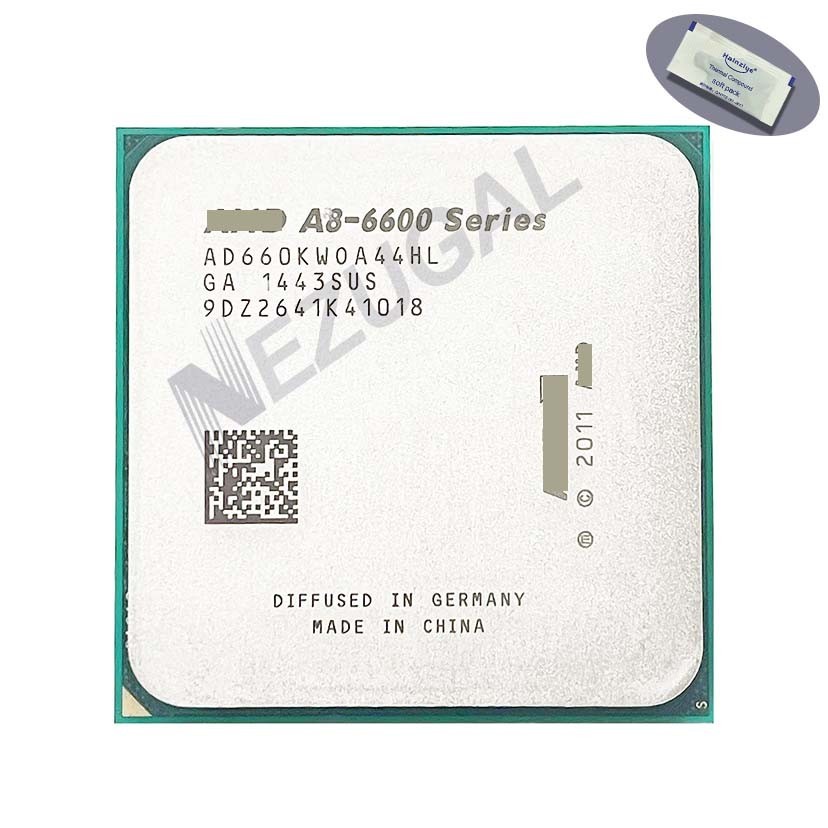 A8-6600K A8 6600K AD660KWOA44HL AD660KWOHLBOX 3.9 Ghz Quad Core 4M 100W ซ็อกเก็ต FM2 CPU โปรเซสเซอร์