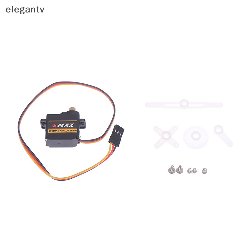 Egn 1 PC สีดํา EMAX ES08MA II เกียร์โลหะ Micro Servo Digital Servo Up สําหรับ RC รุ่น N