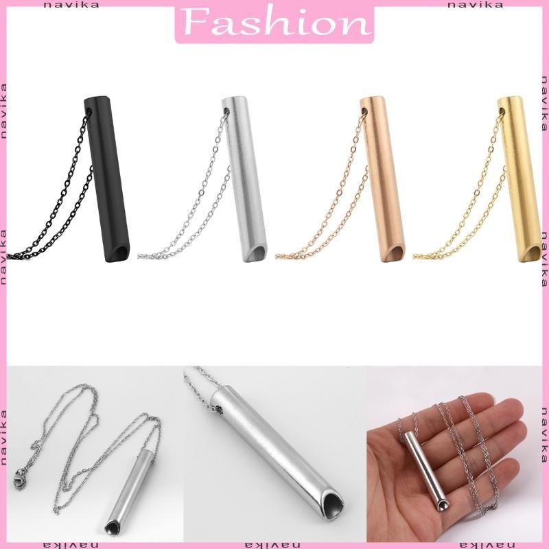 Nav Anxiety Relief Items Anxiety Necklace Breathing Necklace for Anxiety Relief