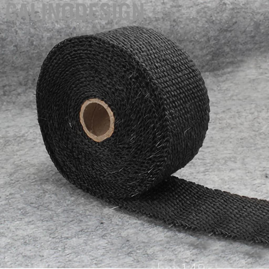 Calinodesign Exhaust Header Tape  Heat Wrap Long Service Life Stable Performance for Scooters