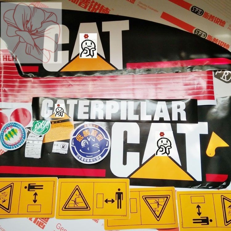 รถขุดคาร์เตอร์ cat307 312 320 325 329 330C B D สติกเกอร์ติดรถทั้งคัน