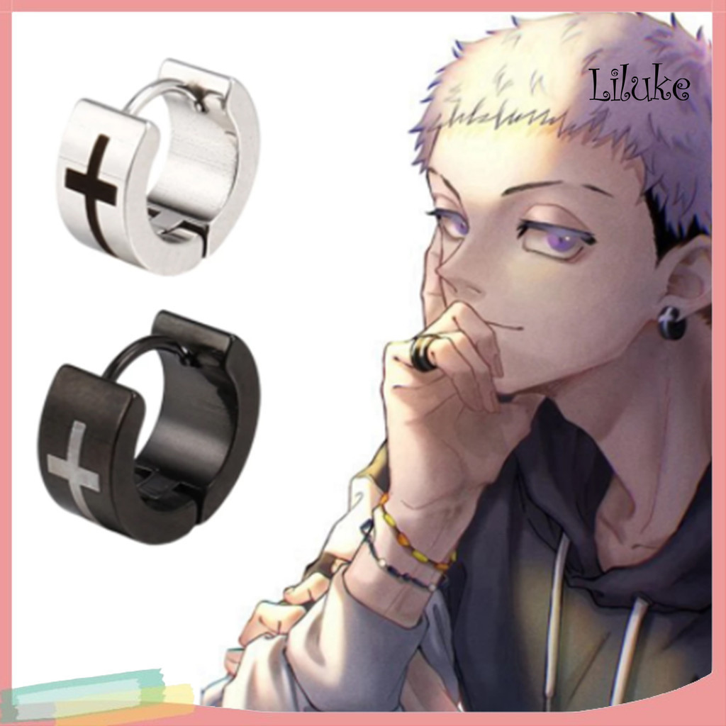 [LK] Tokyo Revengers ต่างหูอะนิเมะการ์ตูนตัวอักษร Takashi Mitsuya ไม่มีการอักเสบ Drop ต่างหูเครื่องป