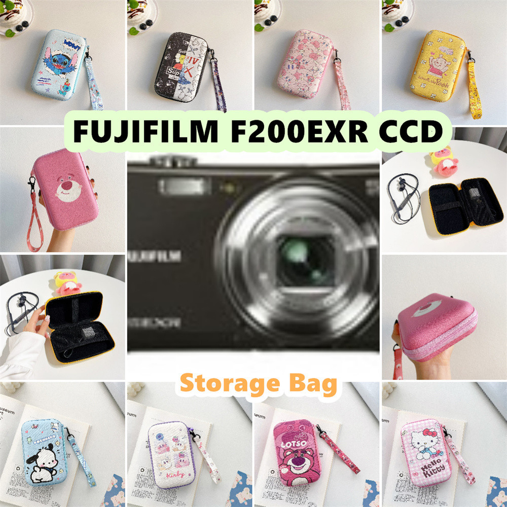 ผลิตภัณฑ์ใหม่For Fujifilm F200EXR CCD กระเป๋าเก็บกล้อง 10x16.2 ซม.ขนาดการ์ตูนสร้างสรรค์พร้อมกระเป๋าก