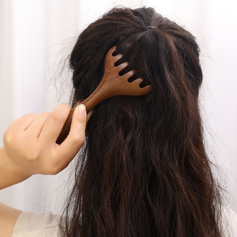 [ แนะนํา] เครื่องนวดหัวฮอร์นกวาง - หวีขูดหกกรงเล็บ - Meridians Gua Sha Stick - มีดโกนใบหน้า - ป้องกันความเมื่อยล้า, ป้องกันไฟฟ้าสถิต - เครื่องมือดูแลความงาม - อุปกรณ์สุขภาพ - รูปที่ 3