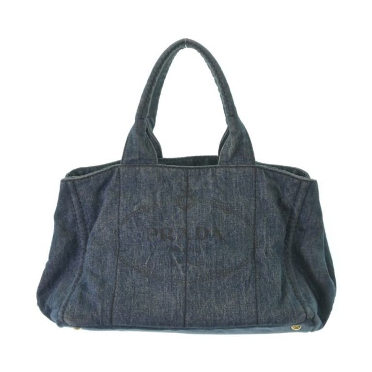 Prada Handbag Denim Women's Indigo Direct from Japan Secondhand