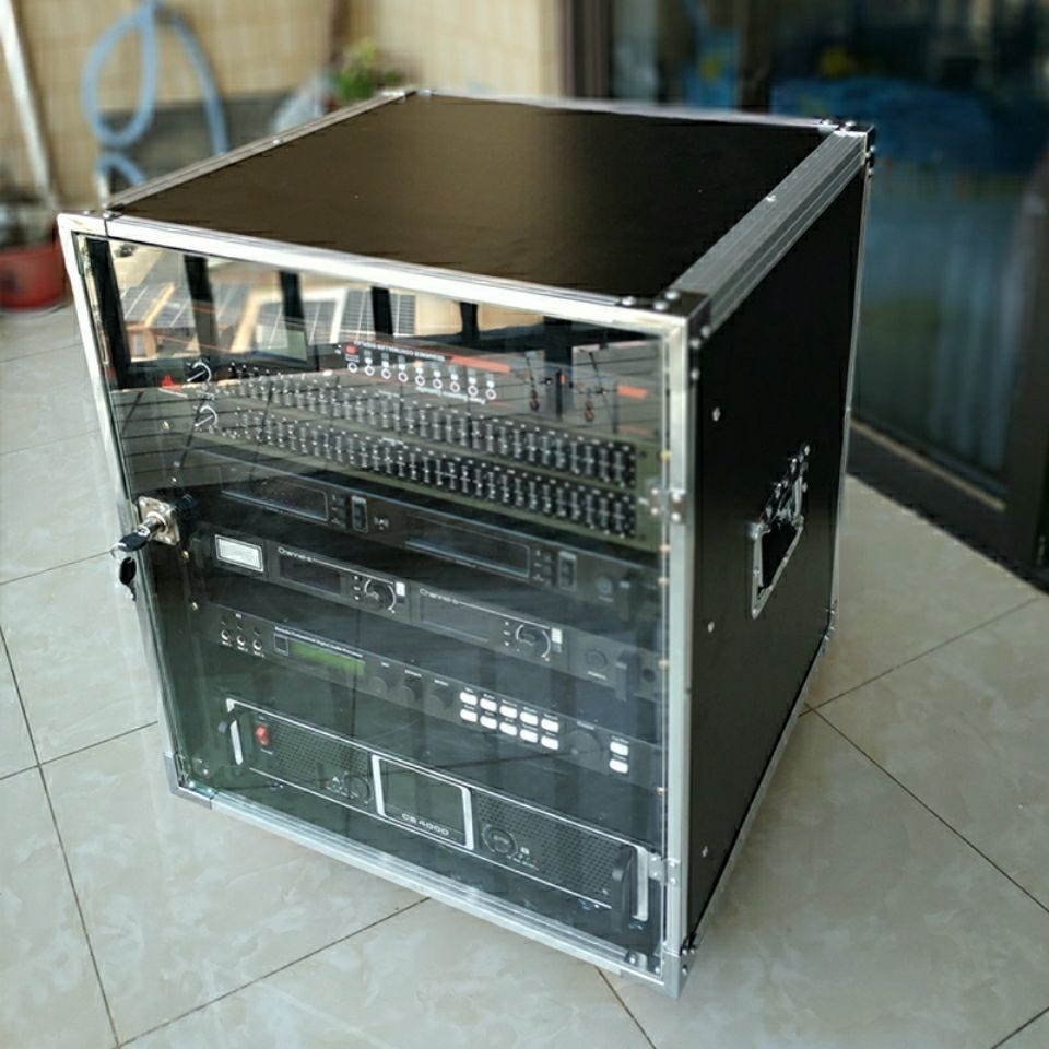 【พร้อมส่ง】ตู้ขยายเสียง ชั้นวางของ คาราโอเกะ ตู้เพาเวอร์แอมป์ อุปกรณ์เวที จูนเนอร์ ตู้อุปกรณ์เพาเวอร 8u/12u/16u
