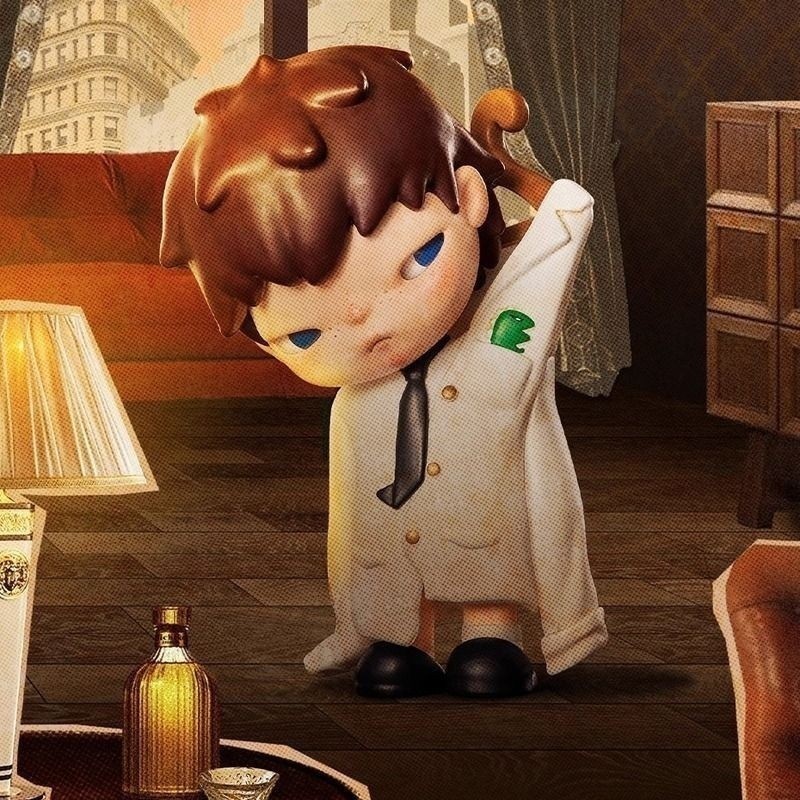 P POPMART POPMART 13th Anniversary Series อินเทรนด์ Play Figure ID