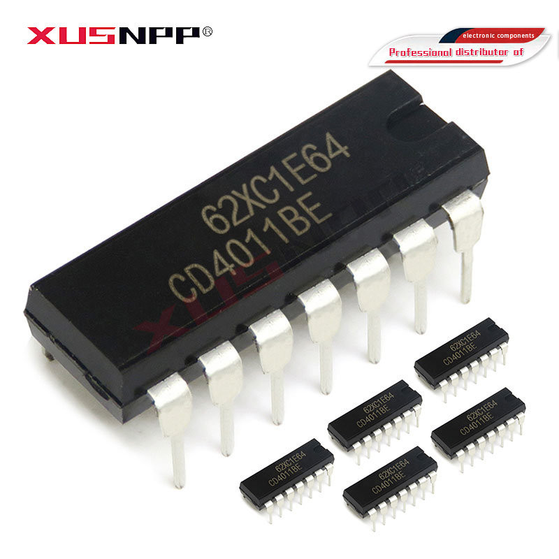 10PCS CD4011BE DIP14 CD4011 DIP 4011BE DIP-14 TC4011BP ใหม่และ IC ส่วนประกอบอิเล็กทรอนิกส์