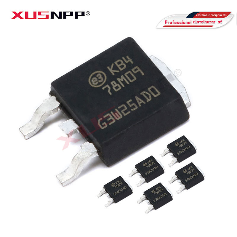 10PCS L78M09CDT TO-252 78M09 SMD L78M09 TO252 ส่วนประกอบใหม่และอิเล็กทรอนิกส์
