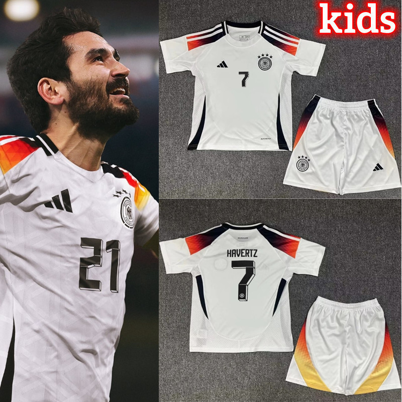 เยอรมนี 2024 Kids Jersey Muller, Beckenbauer, Klinsmann, Rummenigge, Klose Childrens Football Shirt 