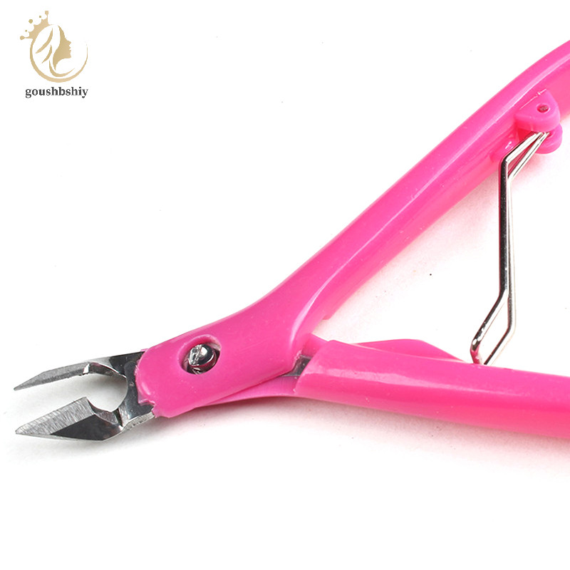 [goushbshiy] กรรไกรตัดเล็บด้ามจับ ABS เครื่องตัดเล็บเท้า Nail Art Cuticle Nipper Clipper TH