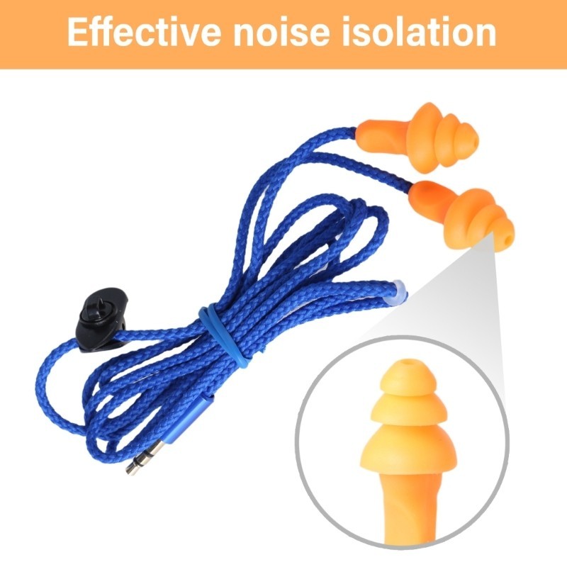 IOR Earplug หูฟังสําหรับทํางานความปลอดภัยหูฟังหูฟังปลั๊กอุดหูสําหรับการได้ยิน