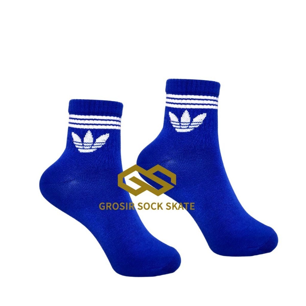 ถุงเท้าข้อสั้น Adidas BLUE