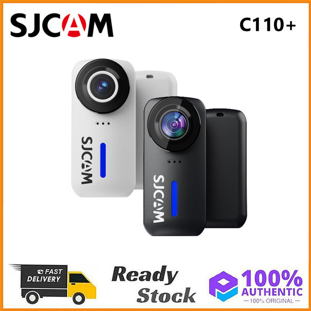 SJCAM C110+Tumb Motion Camera 4K HD C110 เครื่องบันทึกไดรฟ์รถจักรยานยนต์ 360 กล้องพาโนรามารุ่นอัพเกร