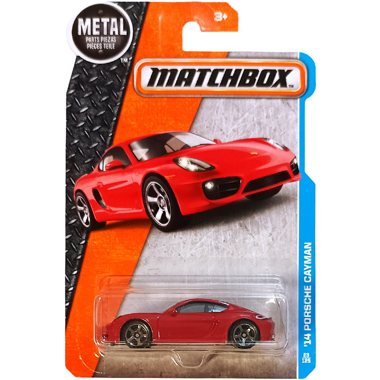 2016 Matchbox Matchbox Matchbox City Hero Car สีแดง 14 Porsche Cayman