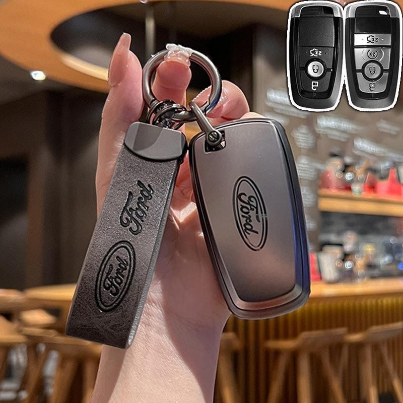 Tpu Key Cover Case ปกป้องผิวสําหรับ Ford Maverick Focus Edge Explorer Expedition Everest Fusion Mondeo Mustang Remote Holder