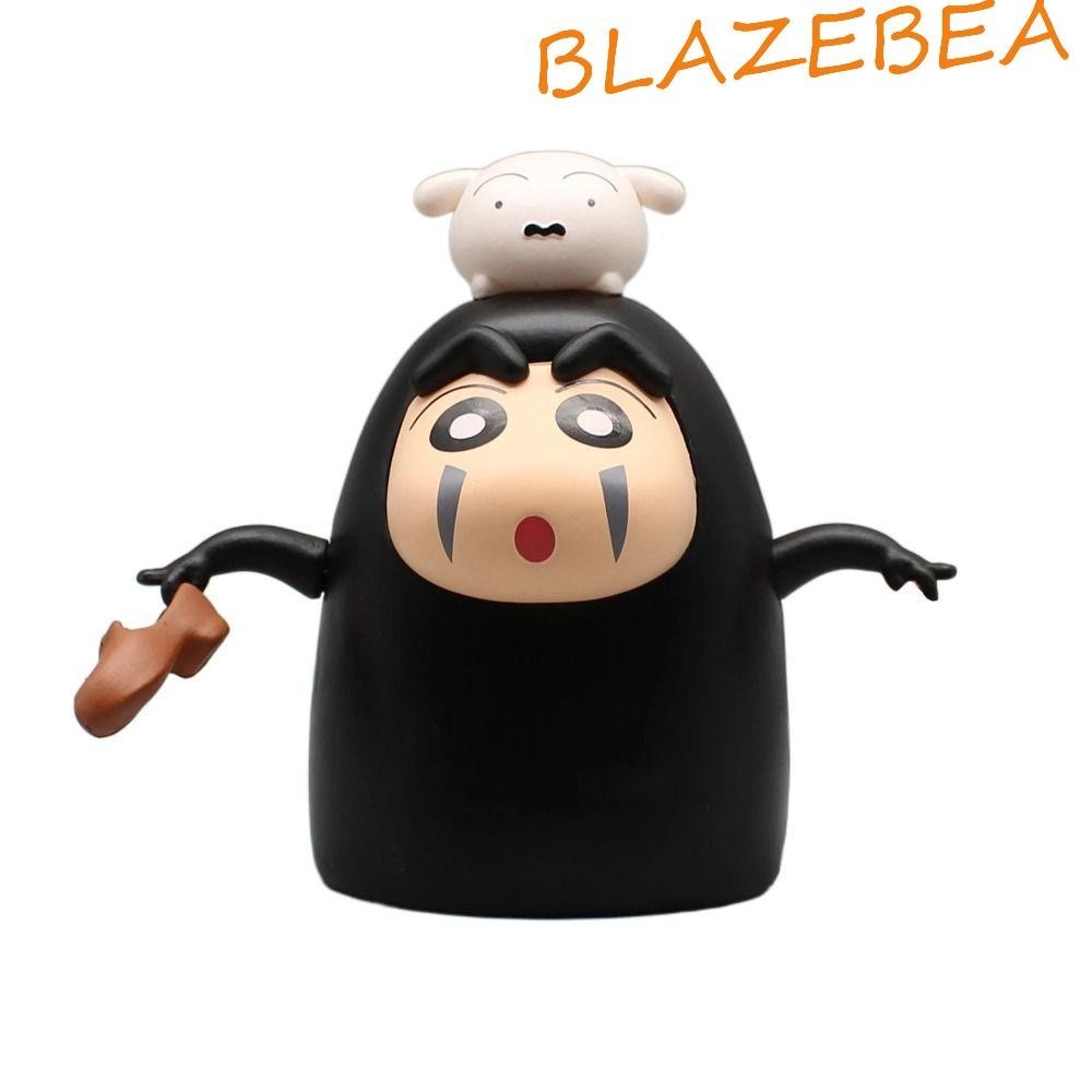 Blazebea Crayon Shin-chan รูป, PVC ของเล่นตุ๊กตา Shinnosuke Action Figurine, เครื่องประดับรถ COS Faceless การ์ตูนน่ารักสะสม