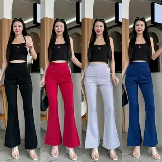 กางเกงขาม้า S-XL ผ้าฮานาโกะแรงไม่หยุด