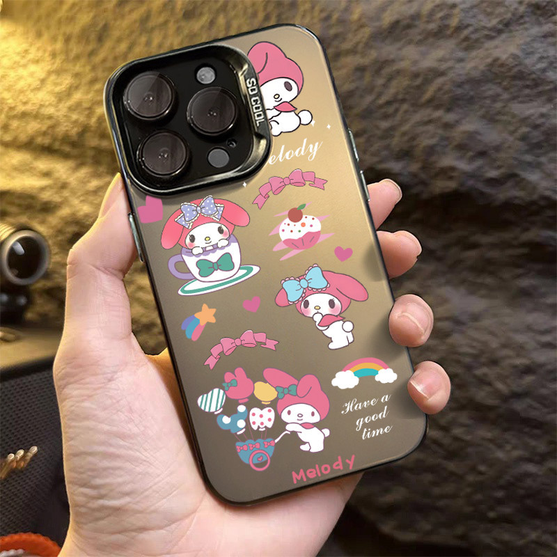 IMD เคส PC สีเงา หรูหรา สำหรับ Realme C75 C51/C61 C53 C1 C63 C65 4G/5G NOTE50 RealmeC65 RealmeC63 003
