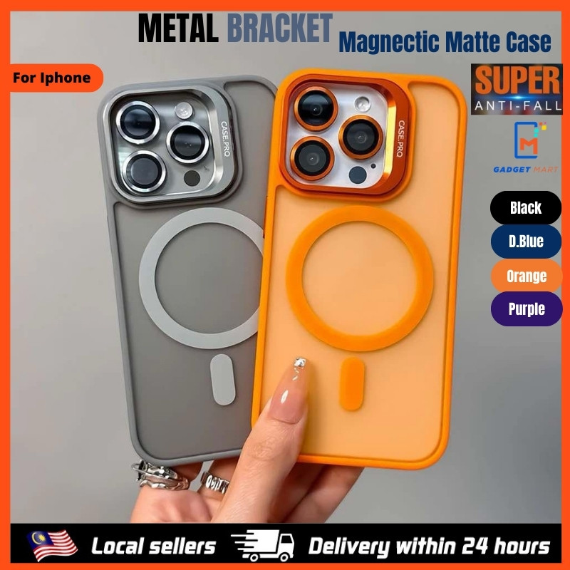 สําหรับเปรียบเทียบสําหรับiphone 15 PRO MAX 15 PLUS 14 13 12 11 SHOCK PROOF METAL WIRELESS CHARGING iphone 16 PRO MAX Anti Drop Protectเคสโทรศัพท์