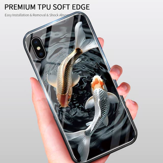 เคสแข็ง For OPPO A3 A3X A60 A18 A78 A79 A17 A54 A38 A58 A77 A98 A17K A57 Pro 4G 5G เคสออปโป้ Hard Glass Case