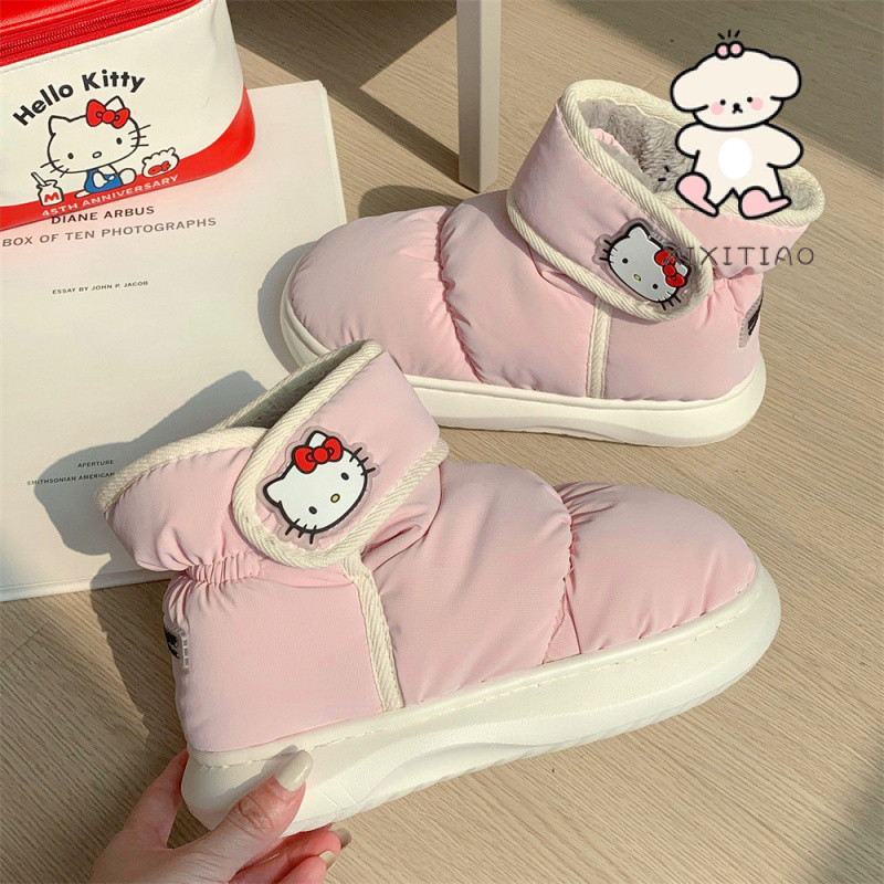 Xitiao Sanrio Hello Kitty Co-Branded Creative Color Matching Velcro กันน้ําขนมปั