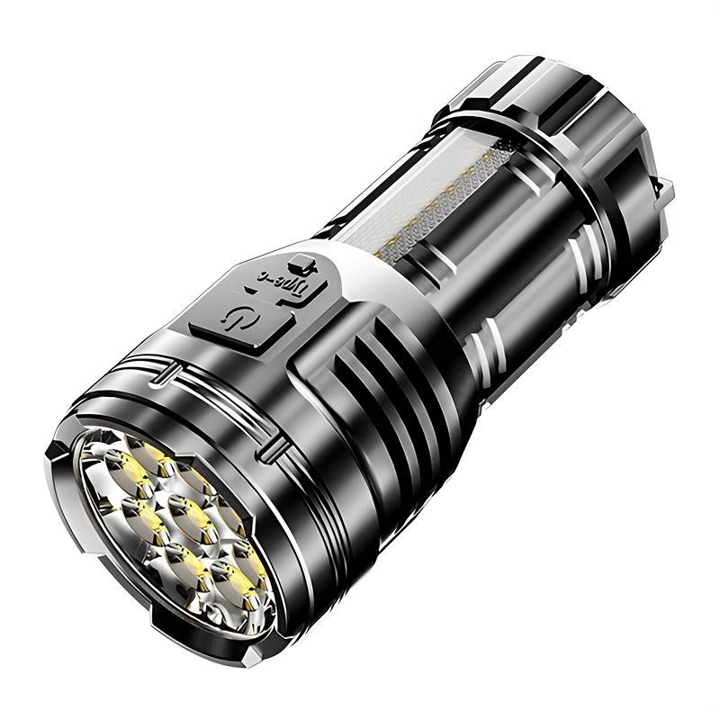 ไฟฉาย EDC MINI สว่างเป็นพิเศษ 9 LED พร้อม COB ไฟด้านข้าง ชาร์จ USB สําหรับงานซ่อมฉุกเฉินและการผจญภัยกลางแจ้ง