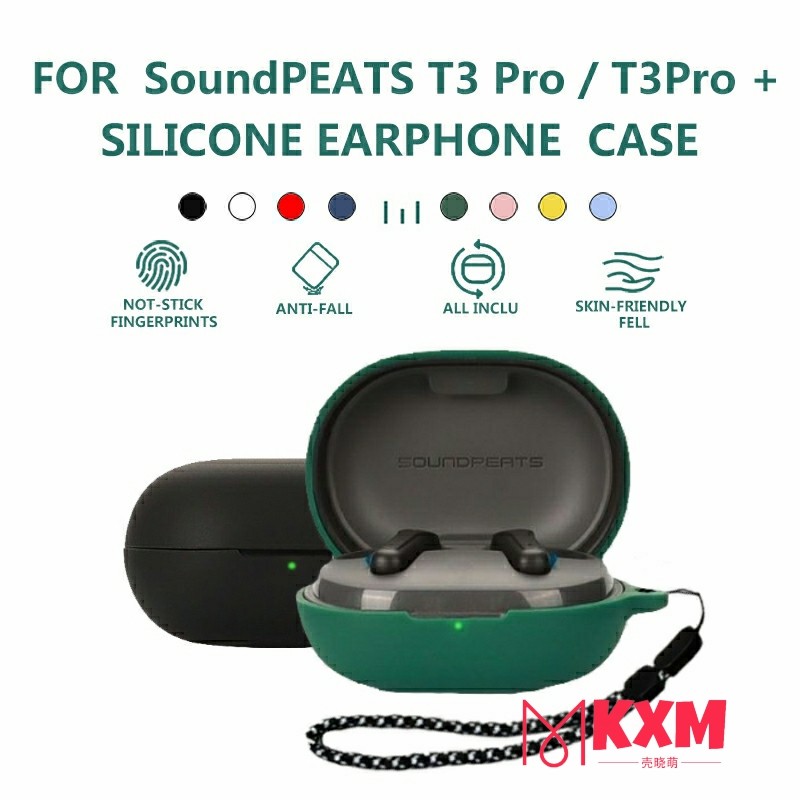 00 SoundPEATS T3 Pro / T3 Pro + /Clip1 /C30 Silicone Protective Case For SoundPEATS T3 Pro