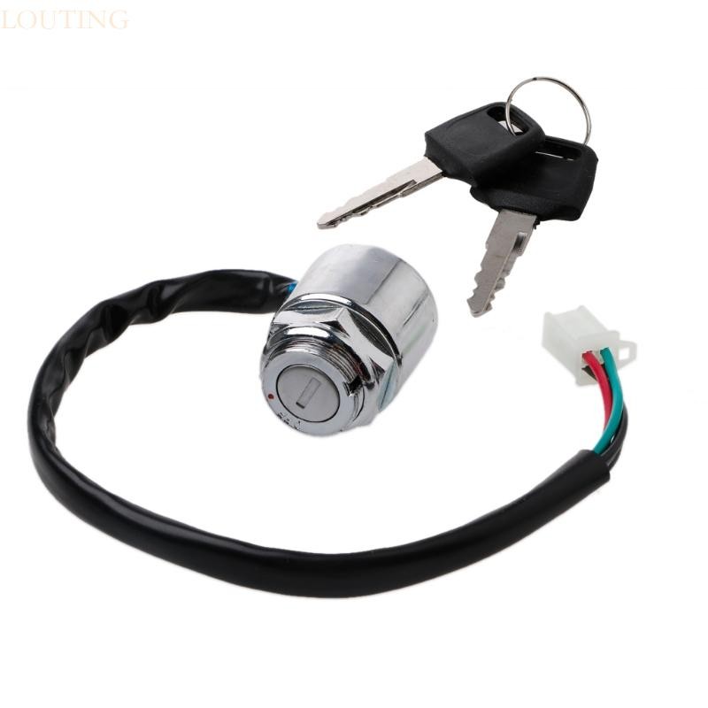 4 Wires ATV Quads Ignition for Key Switch For 4 Wheeler Go Kart Motorcycles Pit