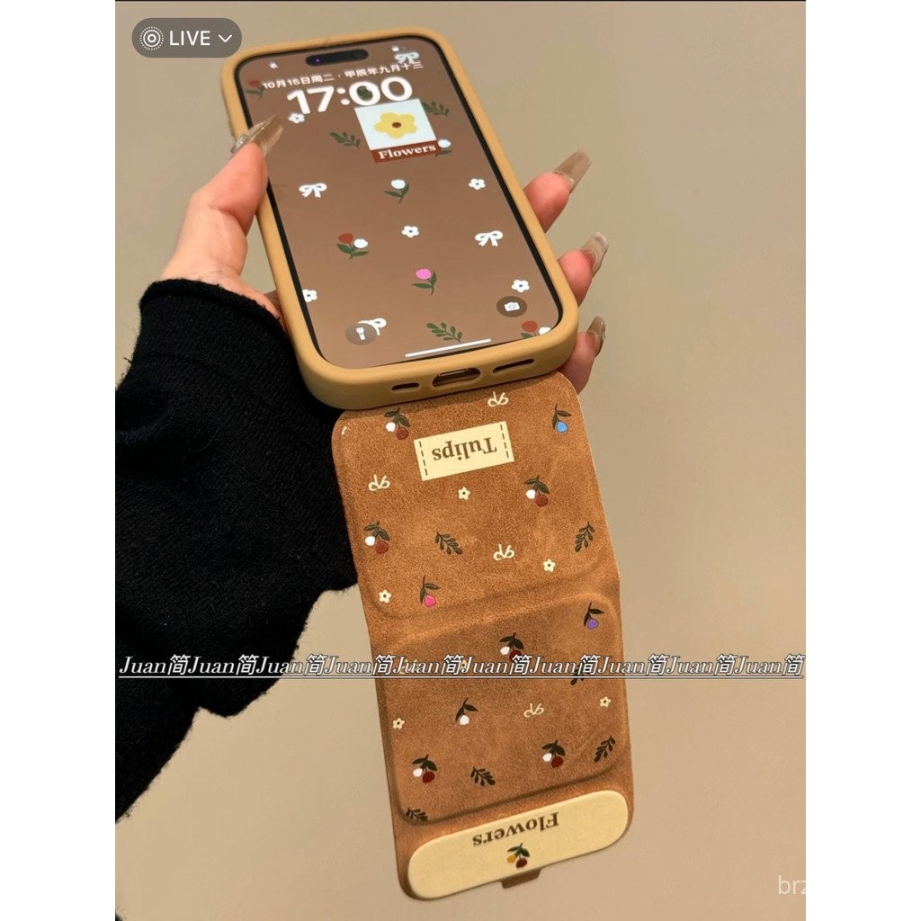 ♥ ♥ การเลือกสรรที่ขายดี ♥ ♥ ฤดูใบไม้ร่วงฤดูหนาว เคสโทรศัพท์แบบพับได้ลายดอกไม้เล็ก ย้อนยุค สำหรับ Apple 15/16 Pro Max iPhone 14/13 ใหม่ 12 ♥ ♥
