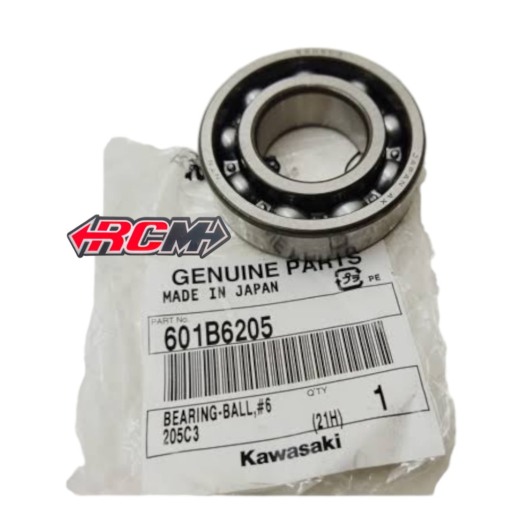 KAWASAKI 601B6205 1 ชิ้นแบริ่ง LAKER LAHER KREK KRUK AS CRANKSHAFT CRANKSHAFT CRANKSHAFT SHAFT 6205 