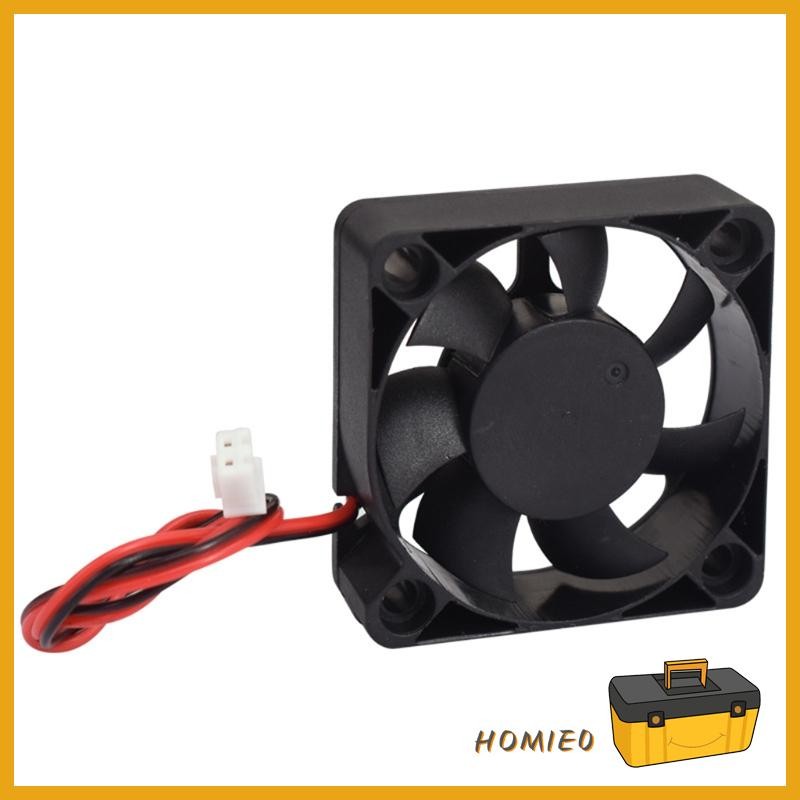 Homie0 5015 5V 12V 24V Cooling Turbo Fan Brushless สําหรับ DC Cooler Blower สีดํา Spee