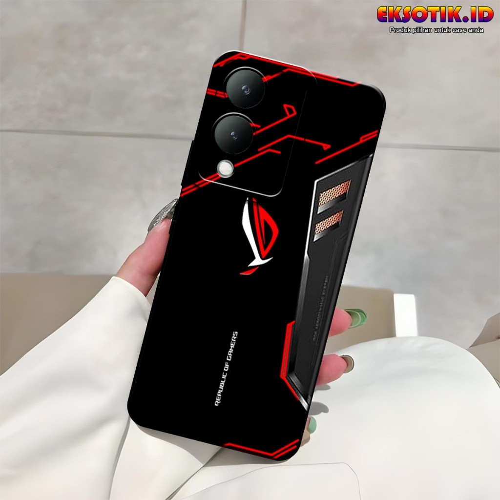 VIVO Y17S กรณี Eksotik.id VIVO Y17S ปลอก VIVO Y17S ซิลิโคนโทรศัพท์มือถือผิวอุปกรณ์เสริม Hardcase Sof