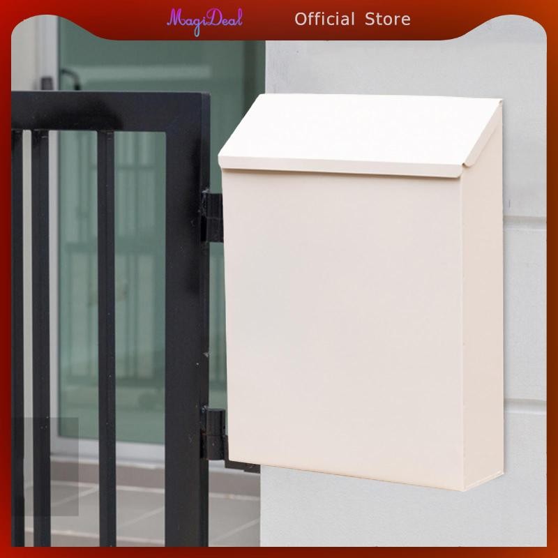 Magideal กล่องรับจดหมายติดผนัง Drop Box พร้อมล็อคโลหะ รูปที่ 2