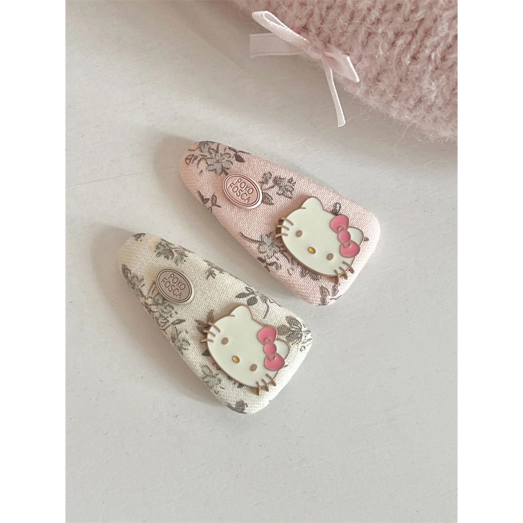 กิ๊บติดผมแมวคิตตี้น่ารักคลิปด้านข้างสาวน่ารักหัวใจกิ๊บติดผมทุกคู่เครื่องประดับผมเด็ก