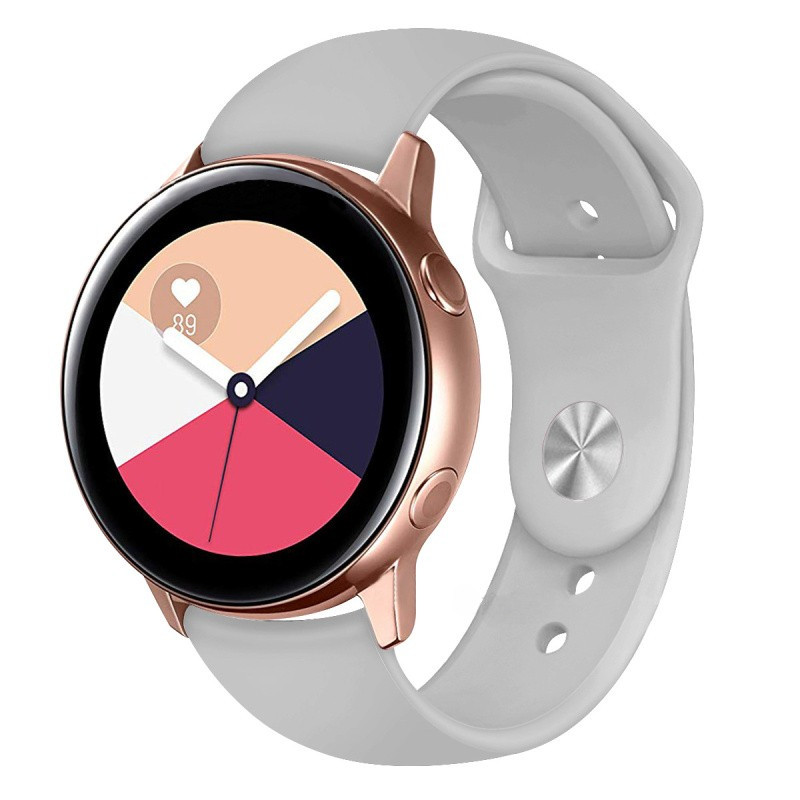 20 มม.22 มม.ซิลิโคน Srap เหมาะสําหรับ Samsung Galaxy watch 6 5 4 3 46 มม.42 มม.Active 2 Correa Gear S3 Huawei watch GT 2E Pro