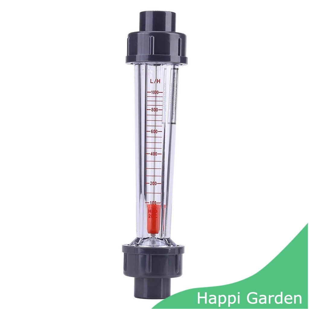 1/2 "ด้าย 100-1000L/H Rotameter พลาสติกหลอดประเภท Liquid Water ชลประทาน LZS-15D Flow Meter ใช้ใน Flo