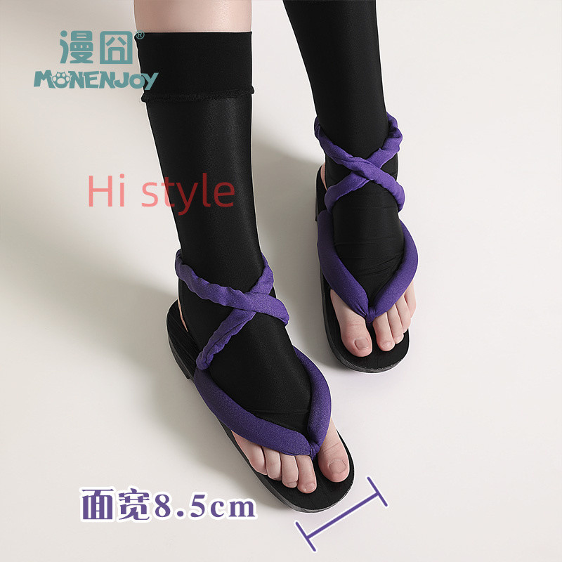 Monenjoy Genshin Impact cos Fatui Executive Wanderer รองเท้าคอสเพลย์อุปกรณ์เสริม Props Clogs