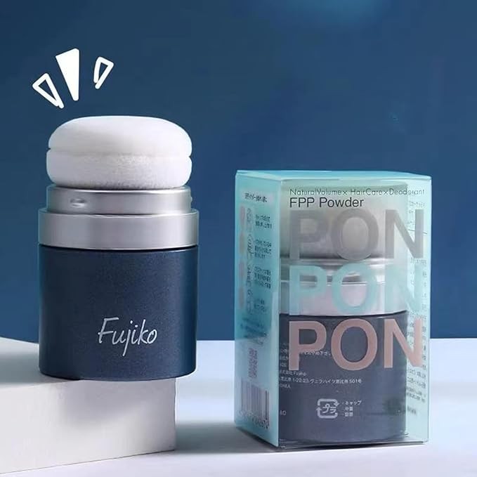 FUJIKO PONPON HAIR POWDER แป้งตบผม ผมหายมัน