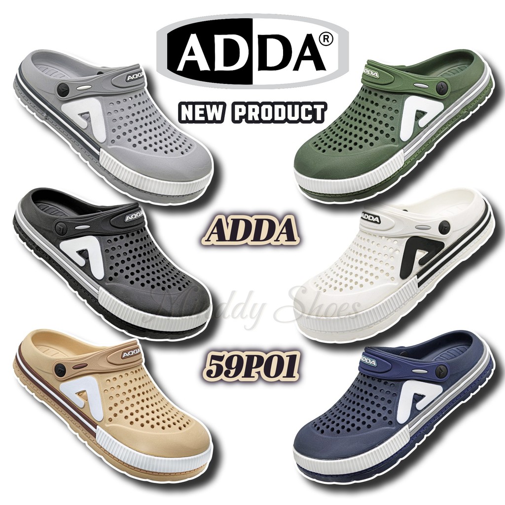 "รองเท้าแตะ ADDA 59P01-M1 พื้นนุ่ม กันลื่น ดีไซน์สปอร์ต ใส่สบาย ทนทาน"