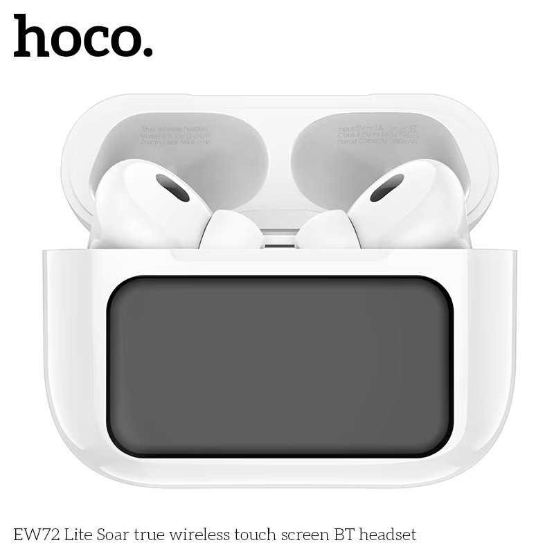 HOCO EW72 Lite หูฟังบลูทูธ 5.4 จอสัมผัสอัจฉริยะ 12 ฟังก์ชัน แบตอึด 20 ชม. รองรับ TWS หูฟังไร้สาย hc3
