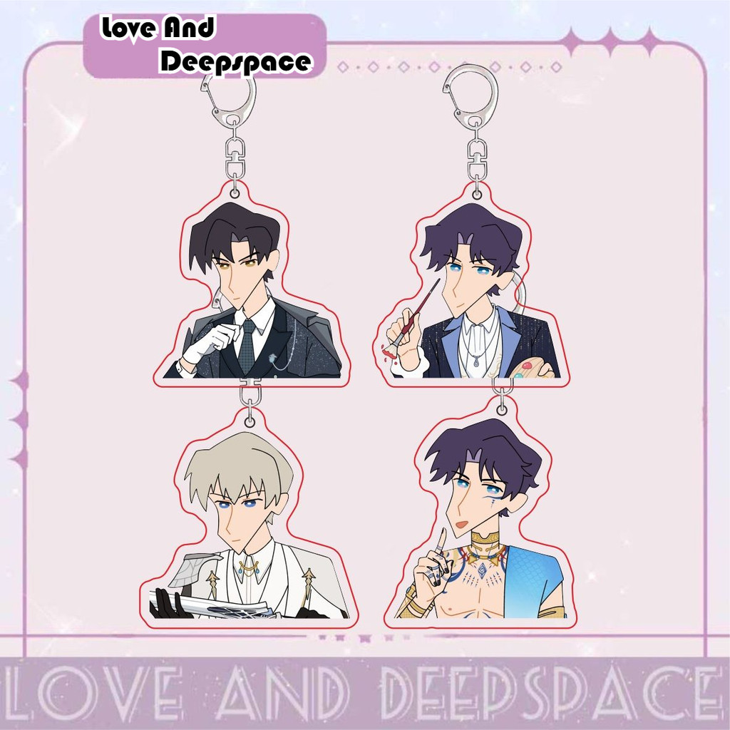 Deep Love and Space Rafayel Xavier Zayne Rafayel Caleb พวงกุญแจจี้อะคริลิคตลก